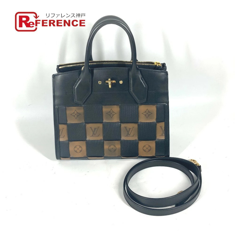 Louis Vuitton Bag Crossbody Steamer Shoulder City Reverse Handbag Brown - Picture 2 of 15